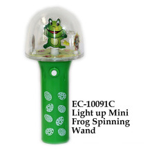 Смешной свет вверх Moni Frog Spinning Wand Toy